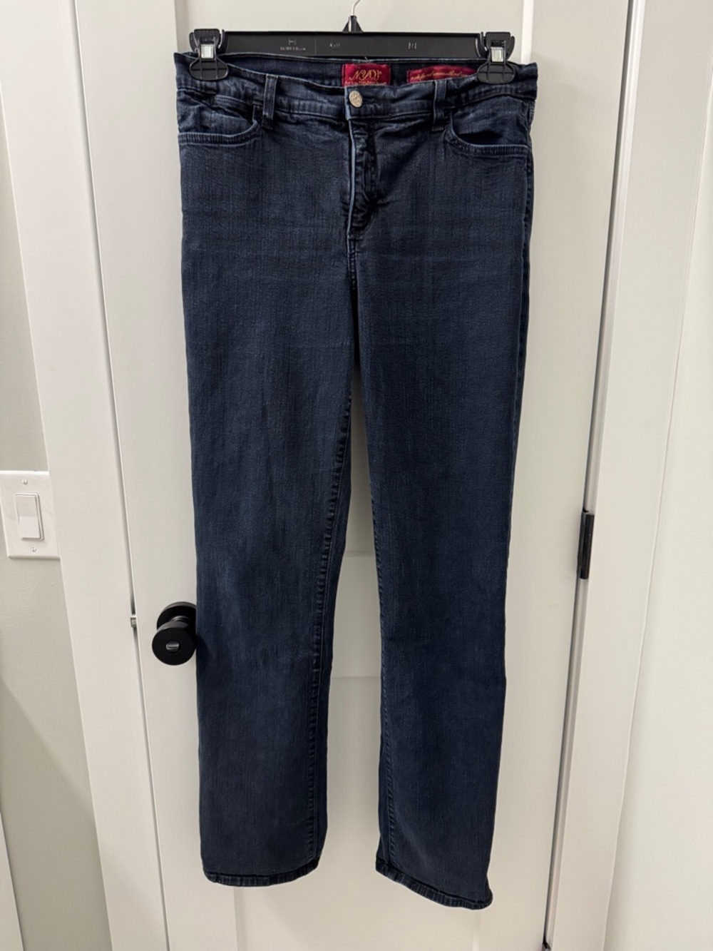 NYDJ Straight Leg Jeans in Dark Indigo